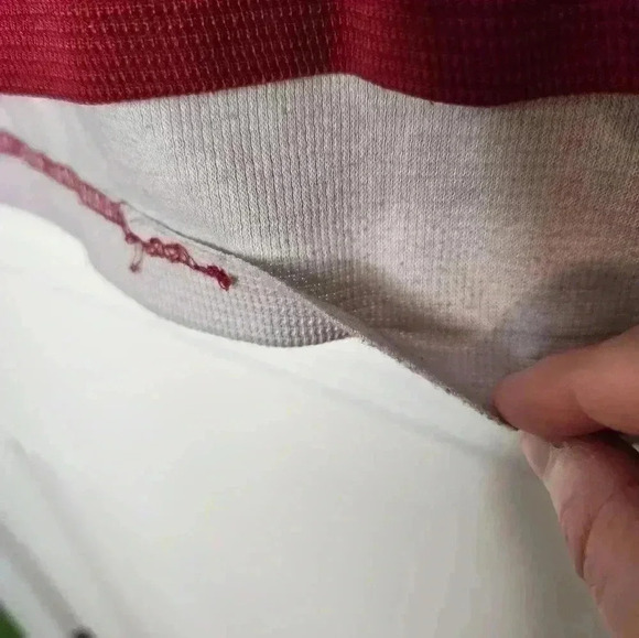 Disney Store Size Large House Of Mickey Mouse Henley Waffle Shirt Embroidery - Picture 8 of 8